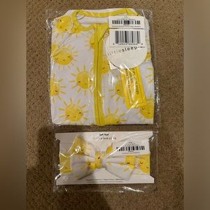 Little Sleepies Newborn Sunshine Zippy and Bow